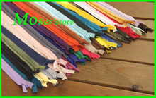 33 tipos de Cor zíper Invisível 40 CM comprimento de Volta almofada Saia Zíper Escondido DIY Material para costura/acessórios de Vestuário-100 pcs 2024 - compre barato