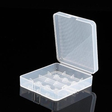 Battery Storage Boxes 4X18650 Battery Holder Case 18650 PP Battery Storage Box with Hook Holder Transparent Strong Hard case 2024 - buy cheap