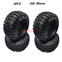 Neumáticos a escala 1/10 para camión a control remoto, neumáticos de 1,9 ", 96mm con espuma para 1:10 RC4WD D90 D110 SCX10 CC01 TF2 2024 - compra barato