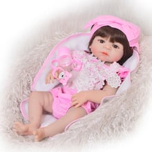 23inch  57CM Silicone Reborn Baby Dolls Bebe Doll adorable Lovely fashion Reborn Menina realistic Hot Birthday Gift For Children 2024 - buy cheap