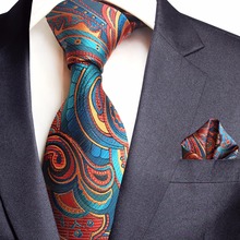 Носовой платок GUSLESON мужской, жаккардовый, 8 см, галстук в полоску, деловой, Свадебный, Мужской Шелковый галстук 2024 - купить недорого