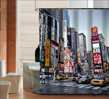 Custom New York's times square Shower Curtain New Classical Bath Decor scenic shower curtain for the bathroom 2024 - buy cheap