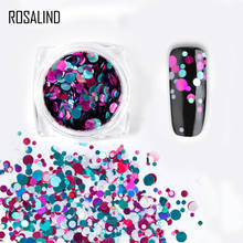 Rosalind  Nail Art Glitter Decoration Shining Manicure Nail Tip Design DIY Gel Polish Tools 2024 - купить недорого