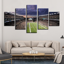 Pintura sobre tela arte de parede hd impressões 5 peças, pôsteres de estádio, fotos de esporte para sala de estar, arte de decoração de casa 2024 - compre barato