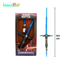 101 CM Flashing Sword Lightsaber Cosplay Star Laser Sword Luminous Music Telescopic Children's Outdoor Toys Boy Gril Gift 2024 - buy cheap