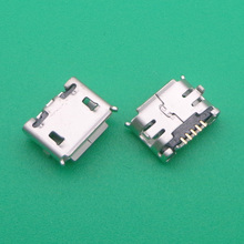 50 pçs/lote, Micro conector usb 5pin cobrando conector Tipo B conector DIP quatro pés para o reparo do telefone móvel com chifre 2024 - compre barato