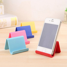 Candy Color Fixed Holder Mobile Phone Holder Mini Portable Kitchen Storage Shelves Home Supplies Shelf Holder Phone Stand 2024 - buy cheap