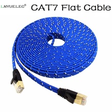 Ethernet-кабель Cat7 RJ45 для компьютера, XBOX, сетевой адаптер, джемпер CAT 7, гигабитный компьютер, медный проводной сердечник, сетевой кабель 10 Гбит/с 2024 - купить недорого