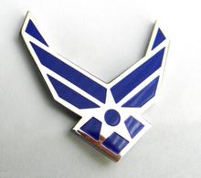 custom UNITED STATES AIR FORCE CUT OUT LARGE WINGS LAPEL PIN BADGE  low price custom metal usa eagle lapel pin 2024 - buy cheap