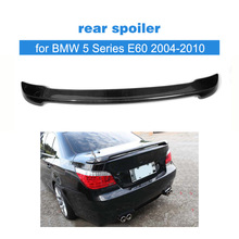 5 Series Carbon Fiber auto car rear spoiler lip for BMW E60 525i 530i 535i 528i 2004-2010 2024 - buy cheap