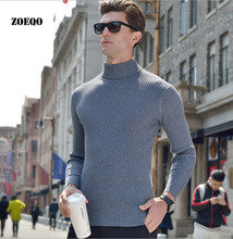 ZOEQO New winter men's thick turtleneck sweater men pullover mens cashmere sweaters casual pullovers and sweaters 2024 - buy cheap