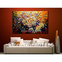 Modern palette knife flower Handmade abstract oil paintings landscape Wall Art Decor directly from skilled artists 2024 - buy cheap