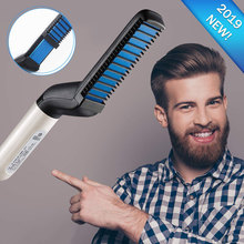 Electric Beard Straightener Brush Multifunctional Hair Straightening Heat Comb Styler for Men Best Hair Curlers Curling Irons 2024 - buy cheap