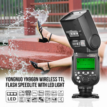 Yongnuo-flash para câmeras, yn968n, speedlite, para nikon, dslr, compatível com yn622n, yn560, sem fio, ttl, 1/8000, com luz de led 2024 - compre barato