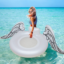 Flotador de natación de alas de Ángel, anillo de natación inflable para piscina, tubo de balsa, juguete de agua de verano, 2018 Nuevo Ángel 2024 - compra barato