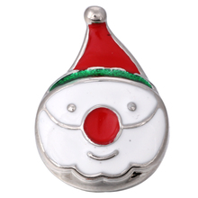 10pcs/lot New Arrival 18mm Metal Snap Jewelry Christmas Snowman Snap Buttons for Women fit 18mm Snap Button Bracelet Necklace 2024 - buy cheap