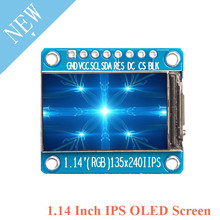 1.14 Inch IPS OLED Display Module LCD Screen 135*240 RGB TFT for Arduino ST7789 LCD Board SPI Full Color HD OLED 8pin DIY 2024 - buy cheap