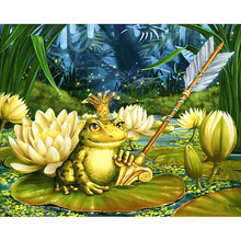 Cross Stitch Kit DIY Diamond Embroidery Frog Prince Full Square/round Diamond Painting Mosaic Home Decor 2024 - buy cheap