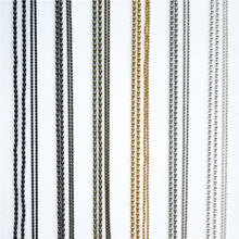 1Pcs 1.5/2.0 mm Gold/Black/Silver Plated Ball Beads Chain DIY Necklace Bead Connector for Cloth Bag Jewelry Accessories 2024 - buy cheap