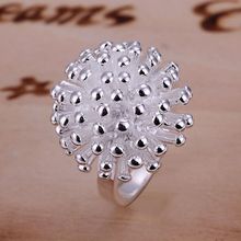 Кольцо с серебряным покрытием R001 925, кольцо с фейерверком 925 2024 - купить недорого