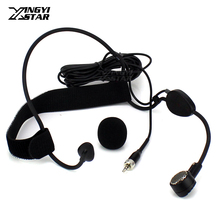 3.5mm Jack Stereo Screw Lockable Vocal Headworn Headset Mic Dynamic Microphone Capsule For WH20TQG Wireless Bodypack Transmitter 2024 - buy cheap