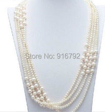 YH @ CS> collar clásico de perlas de Mar del Sur de 7-10mm al por mayor joyería de 100 pulgadas 2024 - compra barato