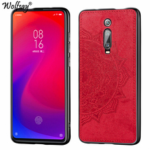 Capa de tecido de algodão para xiaomi, capa com amortecedor de silicone magnético para xiaomi mi 9t e xiaomi mi 9t pro 2024 - compre barato