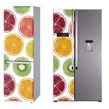 Adesivo 3d de geladeira frutas, tempero, geladeira, máquina de lavar louça, capa da cozinha, acessórios de decoração moderna 3d para parede 2024 - compre barato