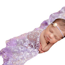 Cute Newborn Maternity Props Baby Photo Props Photography Quilt With Headband Jan13 2024 - buy cheap