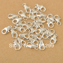 Fast shipping 50pcs a lot 925 Sterling Silver  jewelry findings Accessories lobster clasp with opening jump ring fittings charms 2024 - buy cheap