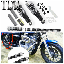 Kit de amortecedores traseiros para suspensão traseira de moto, para harley sportster xl883, 1988 c e r de 2003 a 1200 2024 - compre barato