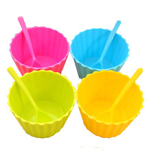 1PC Food-Grade Plastic Salad Bowl Fruits And Vegetables Plastic Mixing Bowl with Spoon OK 0309 2024 - buy cheap