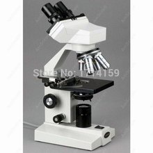Demostración de enseñanza-suministros de AmScope, microscopio biológico Binocular 40X-2000X con B100B-MS de escenario mecánico 2024 - compra barato