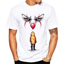 Camiseta del joker "it All Float" para hombre, camisa de moda de verano, blanca, creativa, fresca, Pennywise, sin pegamento, 2018 2024 - compra barato