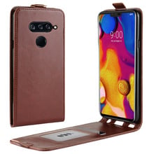 Capa de couro clamshell para lg v40 thinq, capa com fivela magnética, para lg v40 thinq v405'' 2024 - compre barato