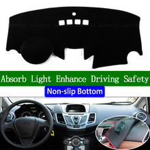 For Ford fiesta 2004 2005 2006 2007 2008-2014 Non-slip Bottom Dashboard Cover Car Decals Car Stickers Interior Car Accessories 2024 - compre barato