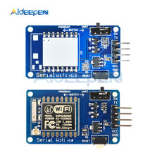 Módulo transceptor WIFI serie ESP8266 ESP-07, placa inalámbrica 3,3 V 5V TTL, controlador de Puerto UART, Protocolo TCP/IP para Arduino R3 2024 - compra barato