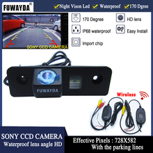 FUWAYDA Free Shipping Wireless FOR SONY CCD Car Rear View Reverse Backup DVD GPS CAMERA for  SKODA FABIA ROOMSTER OCTAVIA TOUR 2024 - buy cheap