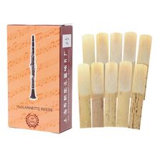 10pcs 2.5 Strength Clarinet Reeds Music Instrument Part Traditional Bamboo Reeds 2024 - buy cheap