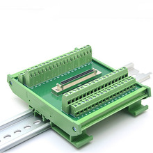 SCSI 68 Pin Connector DIN Rail Mounting Type Terminal Blocks Adapter 2024 - buy cheap