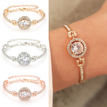 Fashion Luxury Rhinestone  Zircon Multi-Layer Bangle Bracelet High Quality Rhinestone Charm Bracelet for Women Girls Gift 2024 - buy cheap