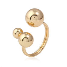 Fashion Exquisite Round Ball Charm Ring Women Bride Wedding Jewelry Party 2024 - buy cheap