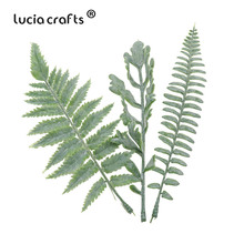Lucia crafts 5 шт/2 пачки, пластиковые растения, искусственные маленькие листья, ветка, сделай сам, Рождество, домашний цветок, а0906 2024 - купить недорого