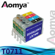 Многоразовый картридж Aomya T0711, совместимый с Epson SX110 SX210 SX410 SX510W SX115 SX215 SX415 SX515 S20 SX100 SX105 SX400 2024 - купить недорого