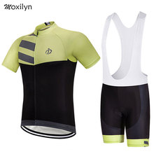 Moxily 2019 Pro Summer Cycling Jersey Set Mountain Bike Clothing MTB Bicycle Clothes Wear Short Sleeve Ciclismo Men Cycling Set 2024 - buy cheap