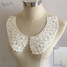 Hollow out Embroidery Lace collar Applique DIY Sewing Neckline Fabric Clothing Accessories Craft supplies Scrapbooking YL1713 2024 - buy cheap