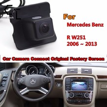 Резервная камера заднего вида для Mercedes Benz R W251 2006 ~ 2013-камера заднего вида/RCA и оригинальный совместимый экран 2024 - купить недорого