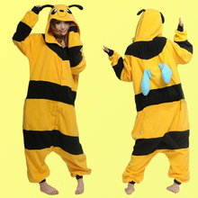 Envío Gratis, disfraz cosplay de abeja, pijamas de animales, ropa de dormir de dibujos animados para adultos, Onesies con talla S M L XL 2024 - compra barato