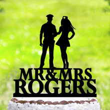 Personalized Policeman & Nurse Wedding Cake Topper,custom cake toppers,Unique ,Couple Surname Nurse WeddingParty cake topper 2024 - buy cheap