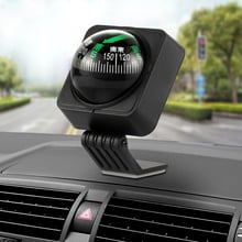 Car Ornament ABS Compass Ball Automotive Dashboard Dash Mount Navigation Compass Auto Direction Pointing Guide Hiking Tool Gifts 2024 - buy cheap